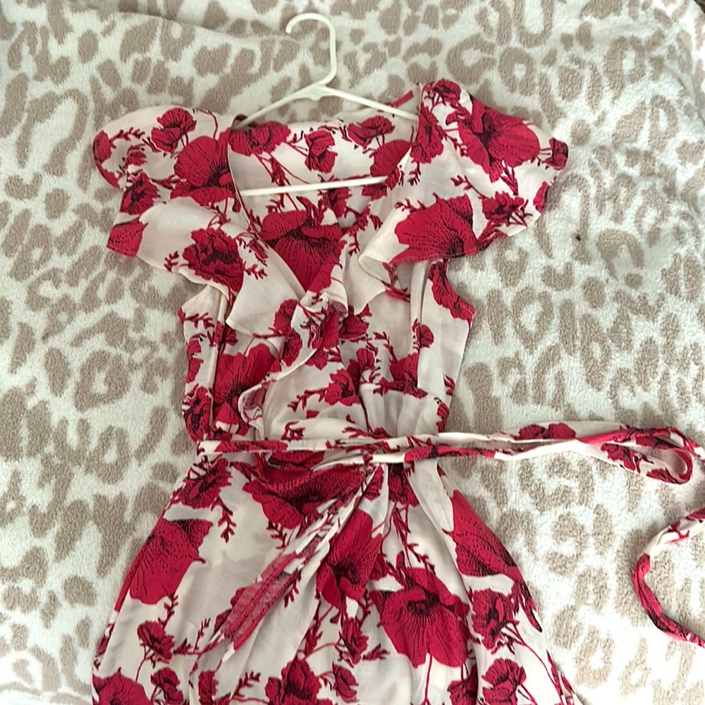 FREE PEOPLE S Floral Wrap Dress